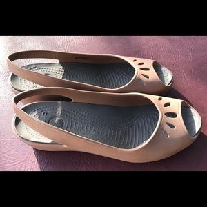 Crocs Wedge Sandals - size 10